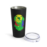 Golden Retriever Splash of Color Tumbler