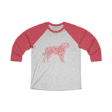 Loyal Dog Unisex Tri-Blend 3/4 Raglan Tee