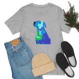 Blue Rescue Dog Jersey Tee