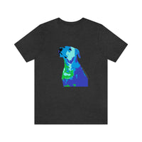 Blue Rescue Dog Jersey Tee