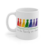 Friends are the Family We Choose Mug