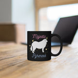 Majestic Pyrenees Black 11oz mug